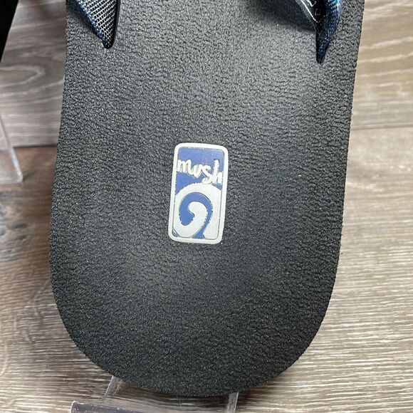Teva Mush II Men’s Sz 13 Blue Gray Green Black Slip On Thong Flip Flop Sandals - Picture 11 of 11